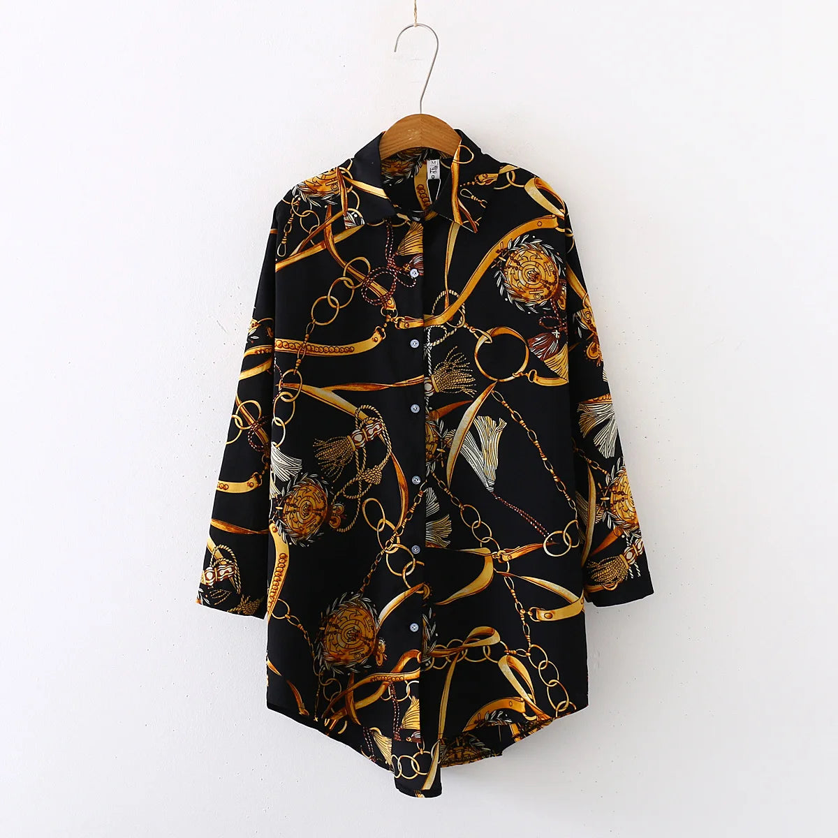 2024 Fashion Women Shirts Vintage Button Tees Blouse Sexy Big Large Top Loose Casual Tops Cardigan